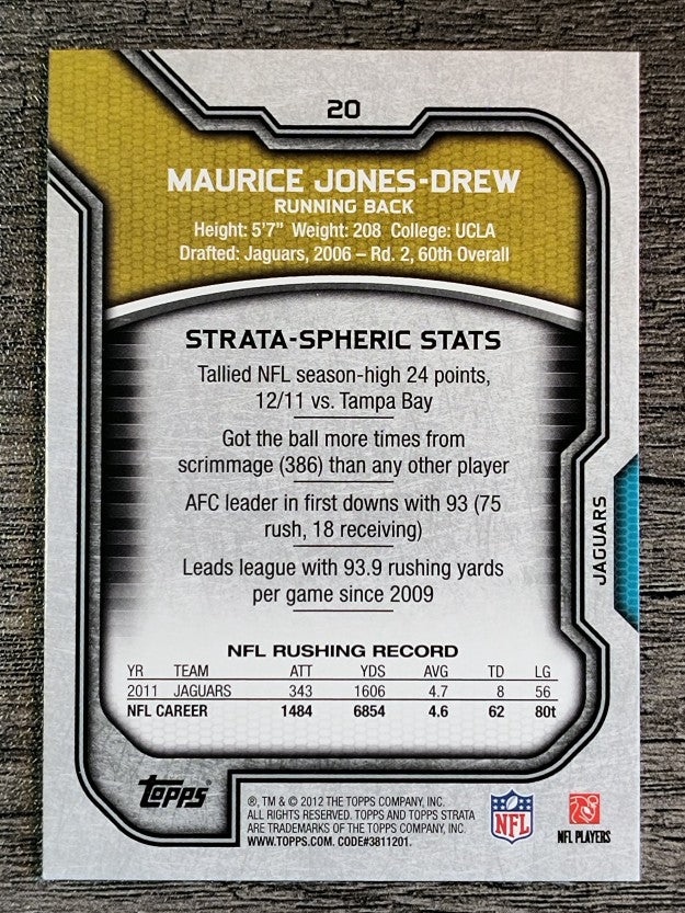 2012 Topps Strata #20 Maurice Jones-Drew