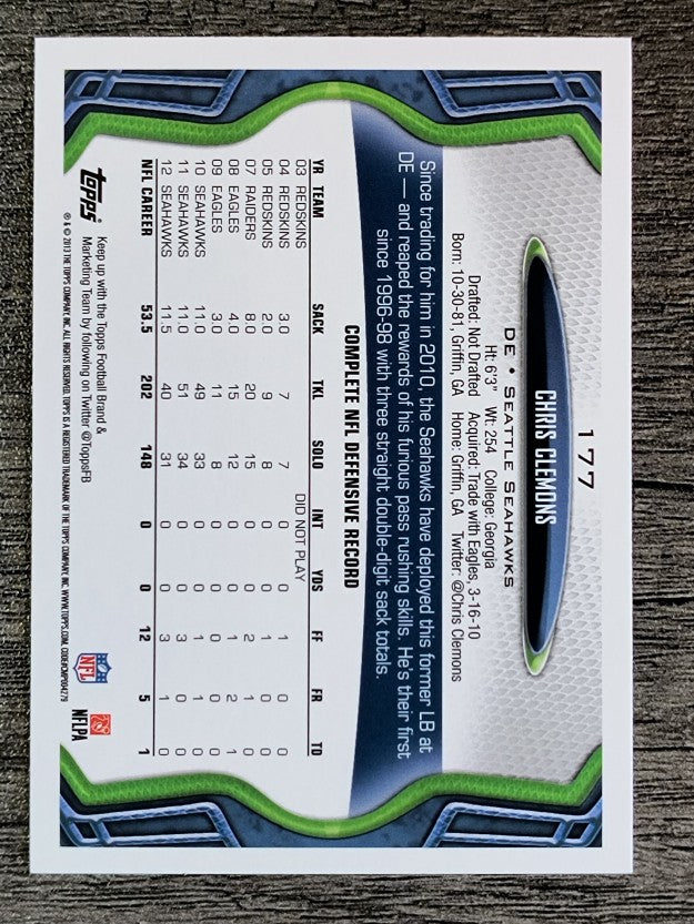 2013 Topps #177 Chris Clemons
