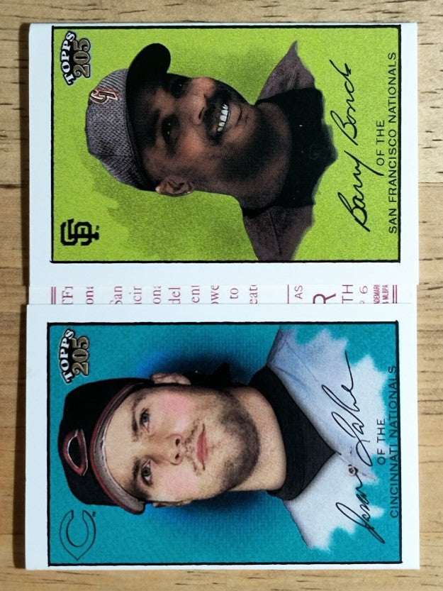 2003 Topps 205 Triple Folder Polar Bear #TF1 Barry Bonds/Jason LaRue (NM)
