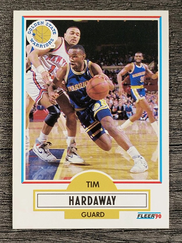 1990-91 Fleer #63 Tim Hardaway RC