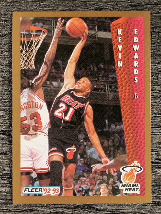 1992-93 Fleer #117 Kevin Edwards
