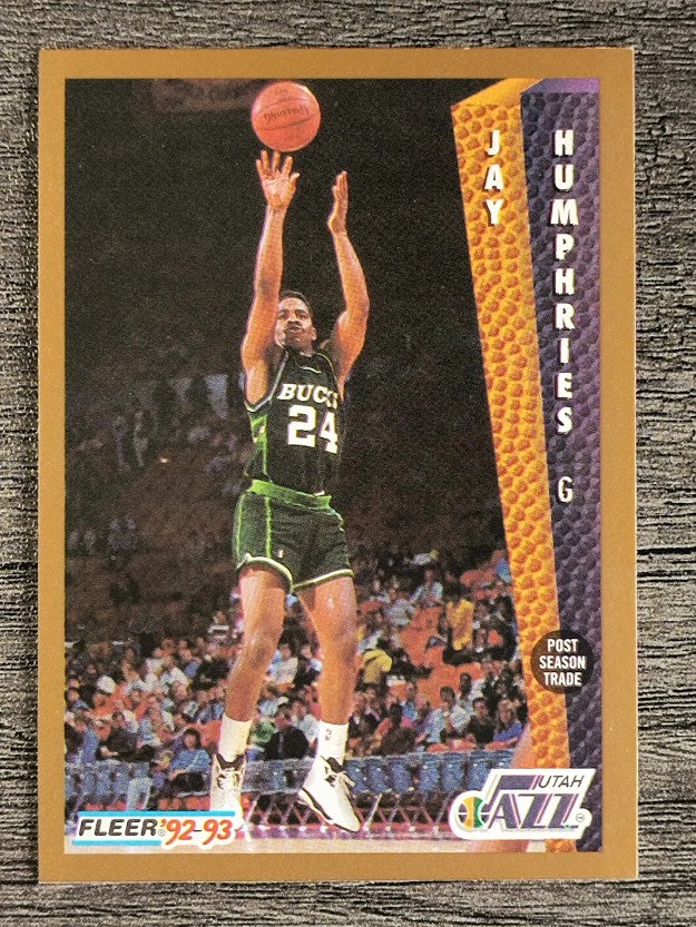 1992-93 Fleer #222 Jay Humphries
