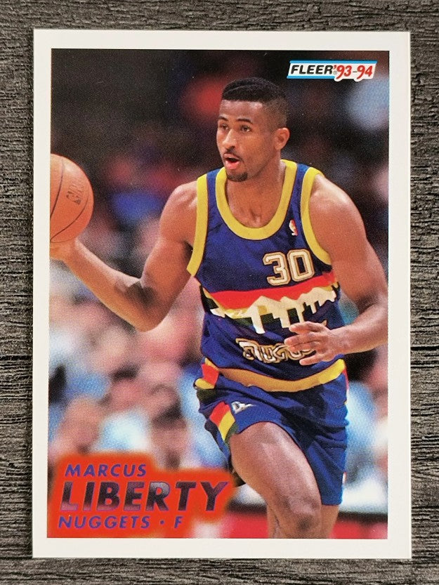 1993-94 Fleer #52 Marcus Liberty