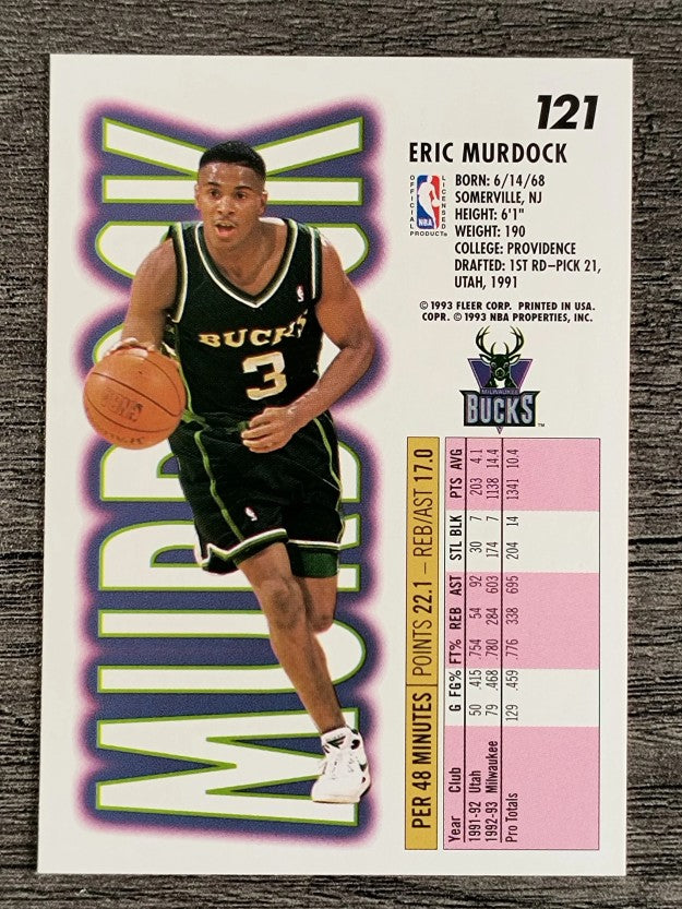 1993-94 Fleer #121 Eric Murdock