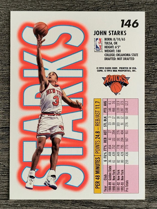 1993-94 Fleer #146 John Starks