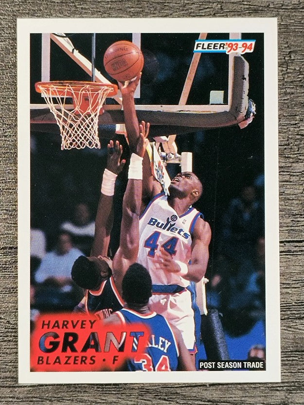 1993-94 Fleer #216 Harvey Grant