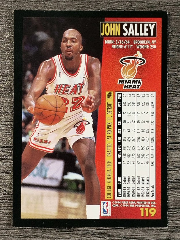 1994-95 Fleer #119 John Salley
