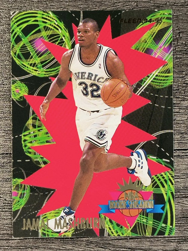 1994-95 Fleer Rookie Sensations #16 Jamal Mashburn (NM)