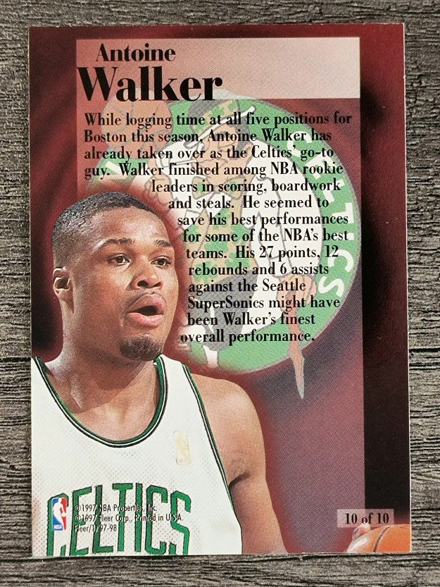 1997-98 Fleer Rookie Rewind #10 Antoine Walker