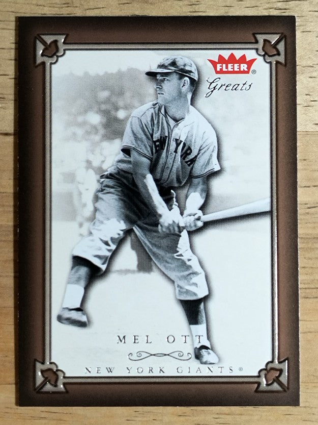 2004 Greats of the Game #13 Mel Ott