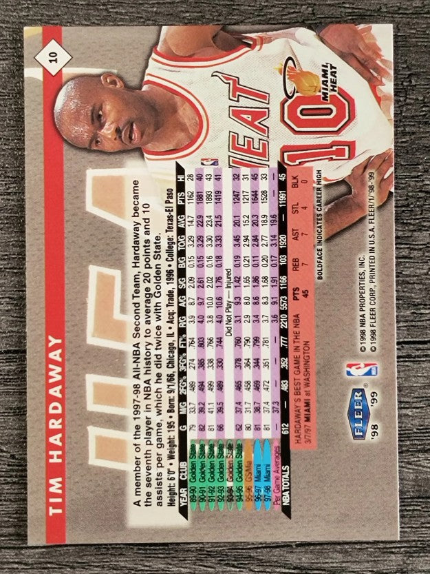 1998-99 Fleer Tradition #10 Tim Hardaway