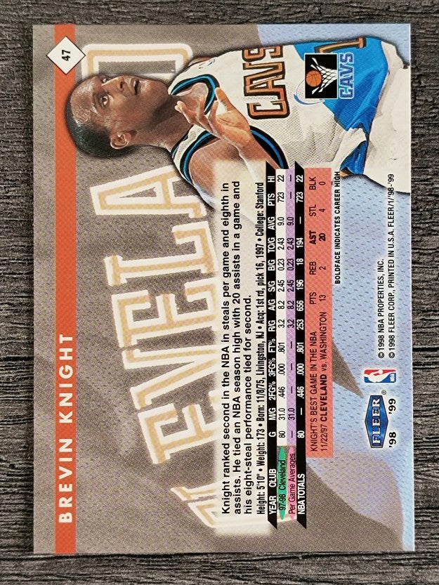 1998-99 Fleer Tradition #47 Brevin Knight
