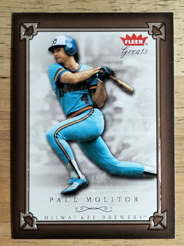 2004 Greats of the Game #30 Paul Molitor Brewers