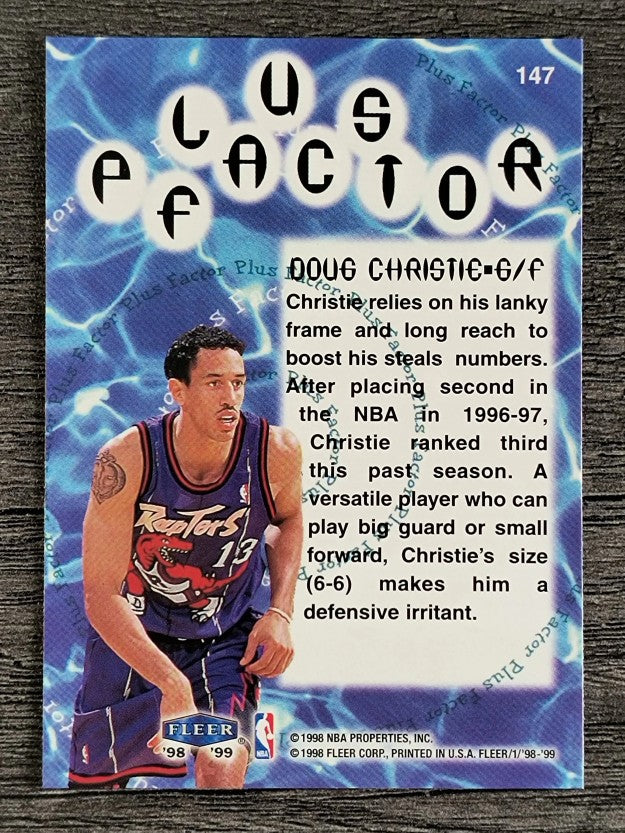 1998-99 Fleer Tradition #147 Doug Christie PF