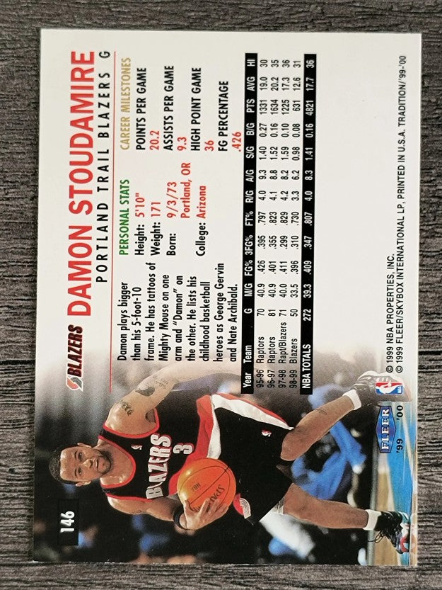 1999-00 Fleer #146 Damon Stoudamire