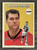 2000-01 Fleer Glossy #182 Arvydas Sabonis