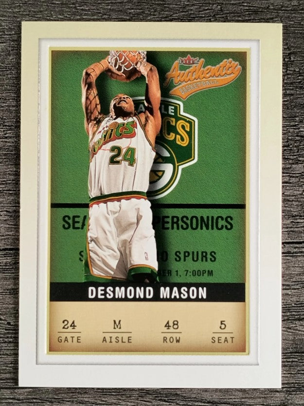2001-02 Fleer Authentix #48 Desmond Mason