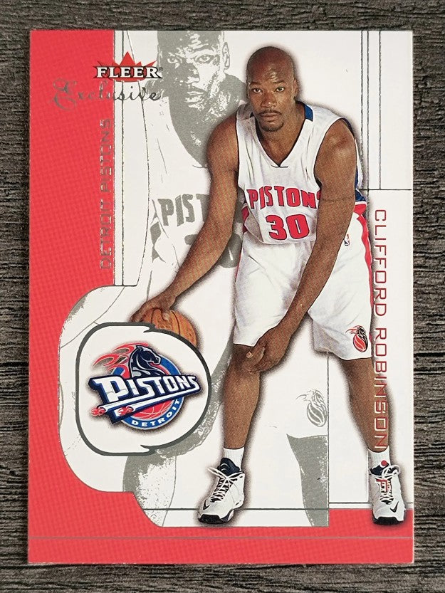2001-02 Fleer Exclusive #75 Clifford Robinson