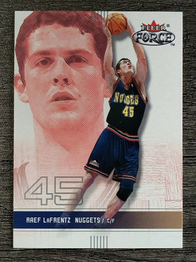 2001-02 Fleer Force #6 Raef LaFrentz