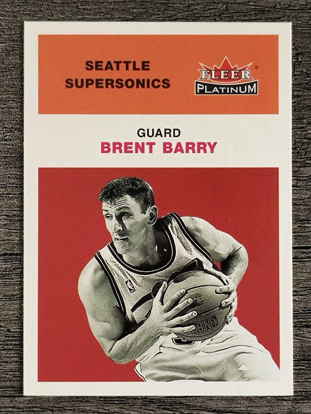 2001-02 Fleer Platinum #195 Brent Barry