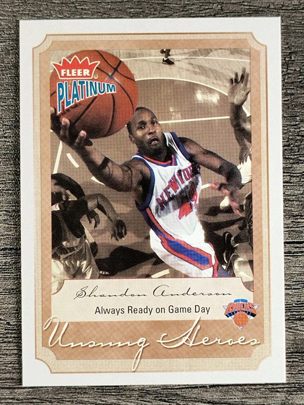 2002-03 Fleer Platinum #143 Shandon Anderson