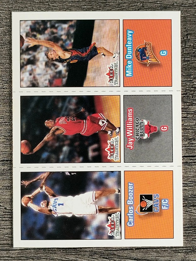 2002-03 Fleer Tradition #300 Carlos Boozer RC/Jay Williams RC/Mike Dunleavy RC
