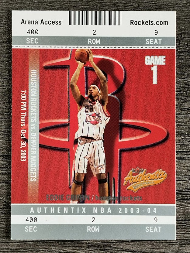 2003-04 Fleer Authentix #3 Eddie Griffin