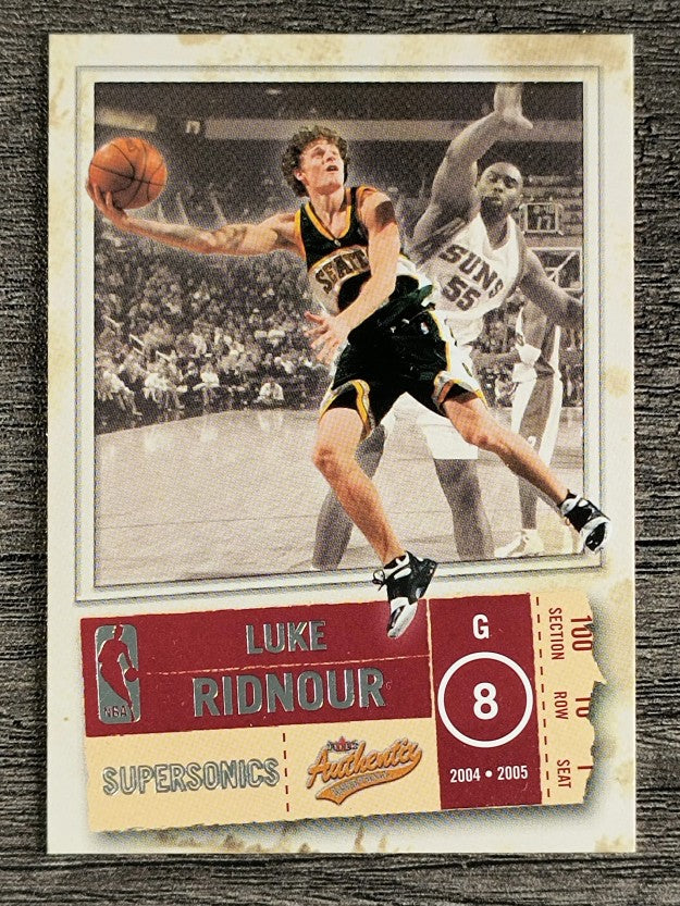 2004-05 Fleer Authentix #33 Luke Ridnour