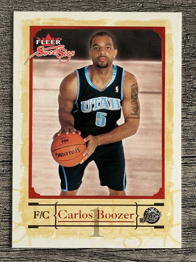 2004-05 Fleer Sweet Sigs #61 Carlos Boozer