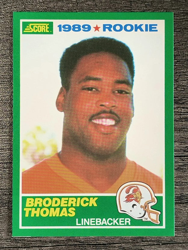1989 Score #245 Broderick Thomas RC