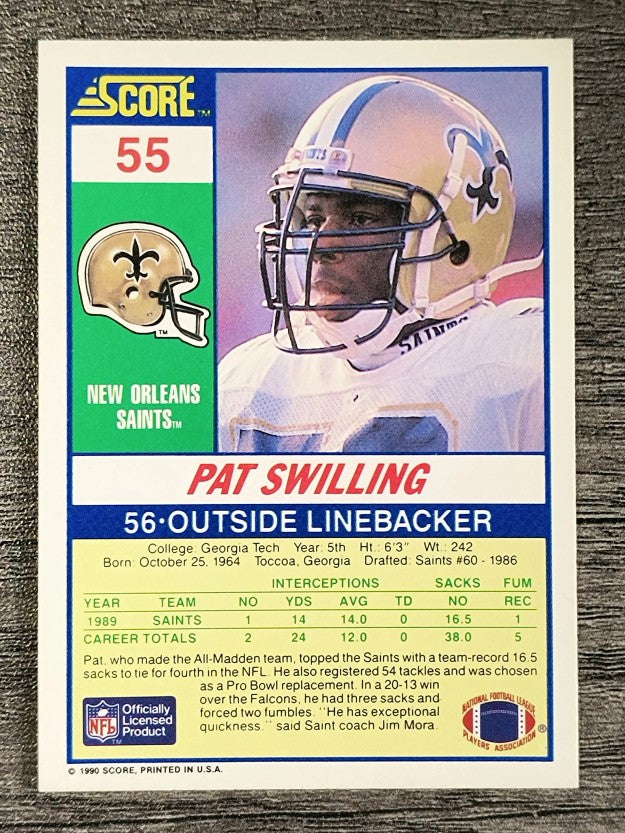1990 Score #55 Pat Swilling