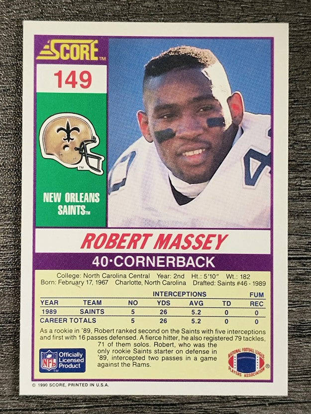 1990 Score #149 Robert Massey