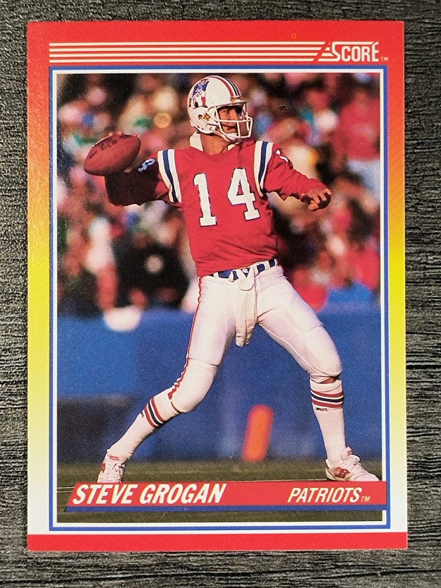 1990 Score #221 Steve Grogan