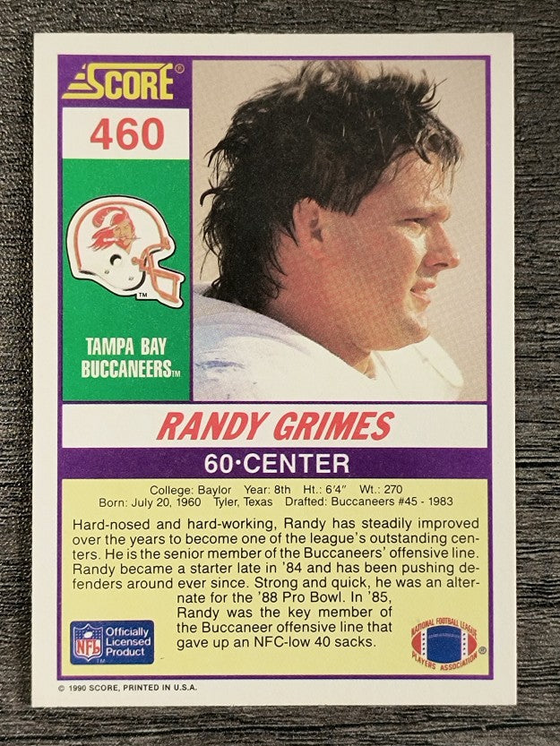 1990 Score #460 Randy Grimes