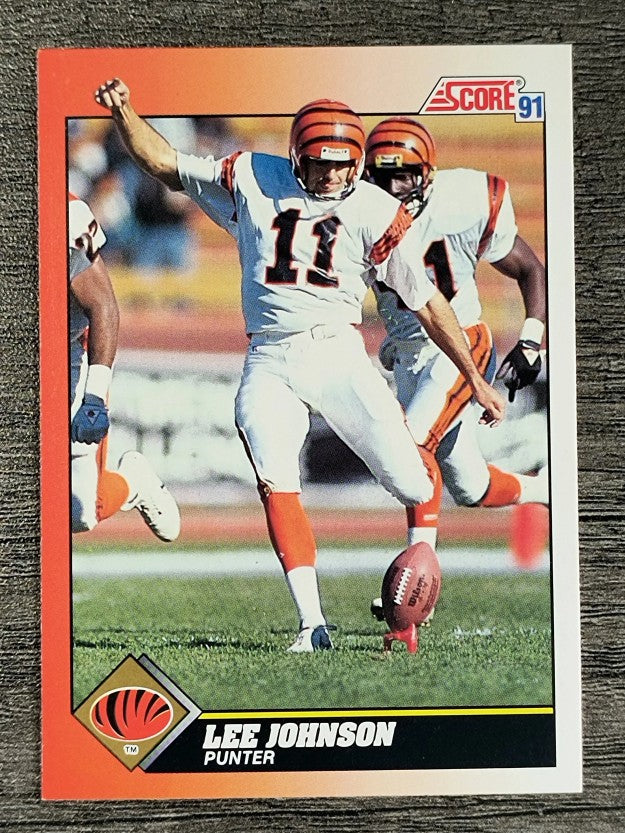 1991 Score #451 Lee Johnson