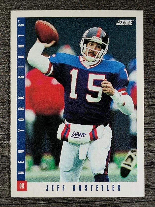 1993 Score #221 Jeff Hostetler