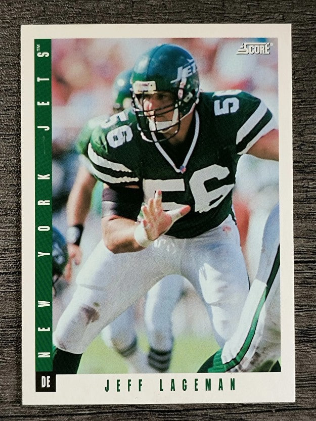 1993 Score #318 Jeff Lageman