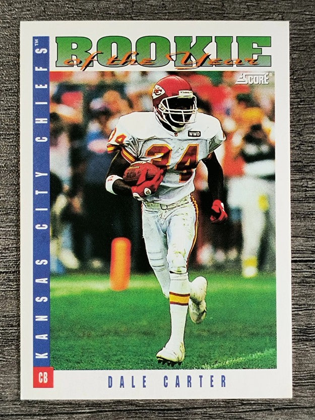 1993 Score #417 Dale Carter ROY
