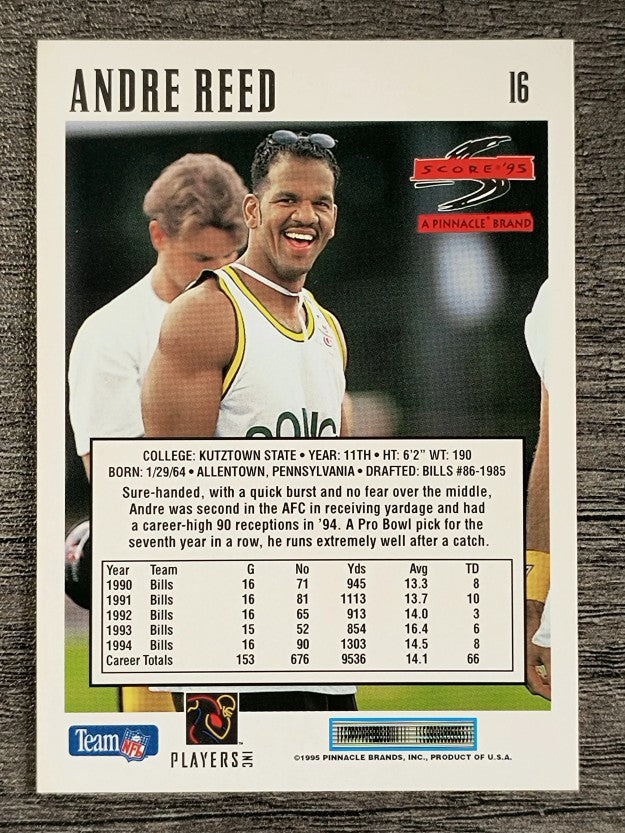 1995 Score #16 Andre Reed