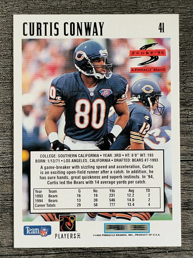 1995 Score #41 Curtis Conway