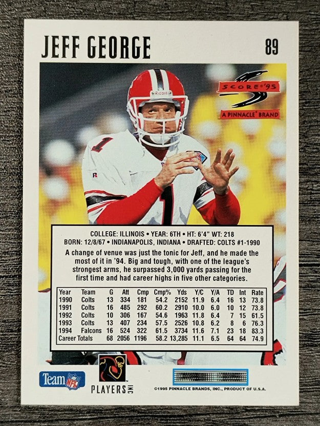 1995 Score #89 Jeff George