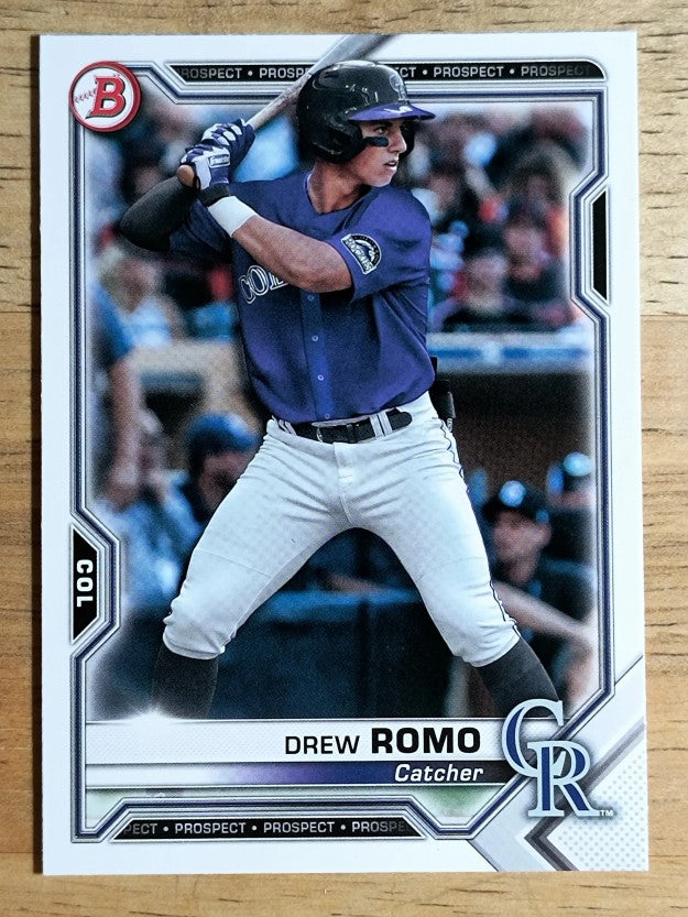 2021 Bowman Prospects #BP126 Drew Romo