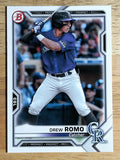 2021 Bowman Prospects #BP126 Drew Romo