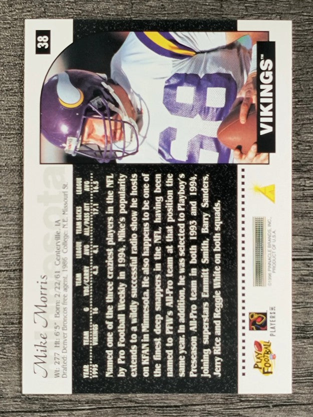 1996 Score #38 Mike Morris