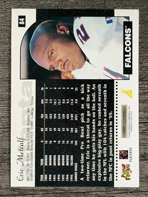 1996 Score #84 Eric Metcalf