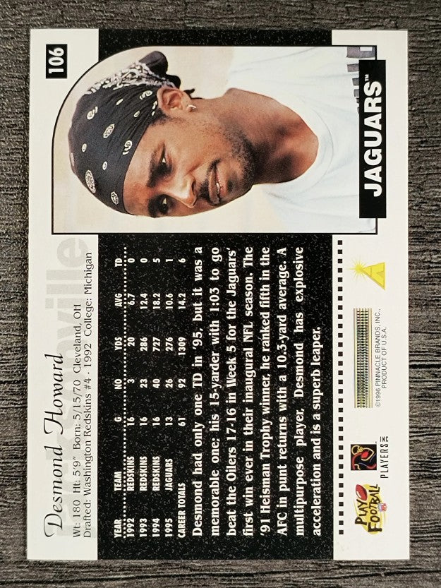 1996 Score #106 Desmond Howard