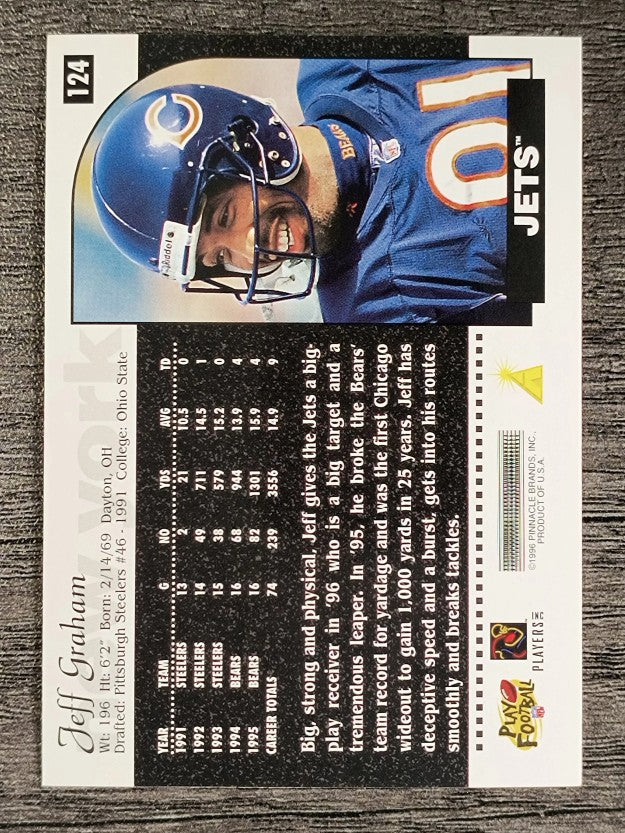 1996 Score #124 Jeff Graham