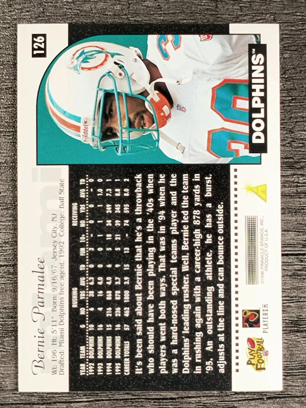 1996 Score #126 Bernie Parmalee