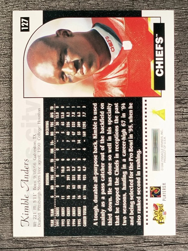 1996 Score #127 Kimble Anders