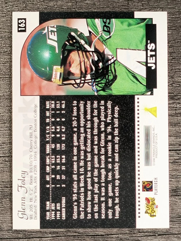 1996 Score #163 Glenn Foley